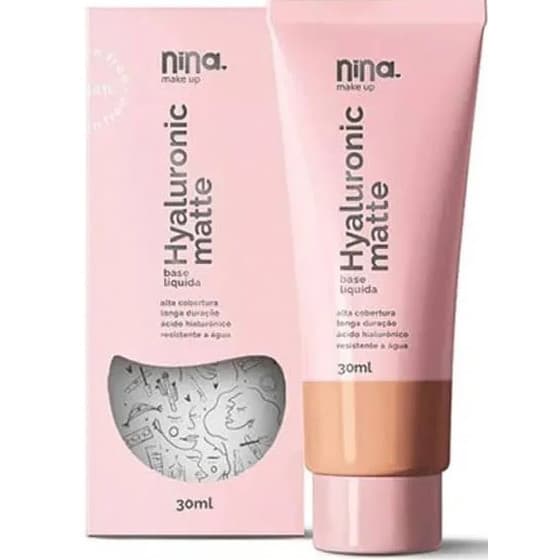 NINA MAKEUP - BASE LIQUIDA HYALURONIC MATTE