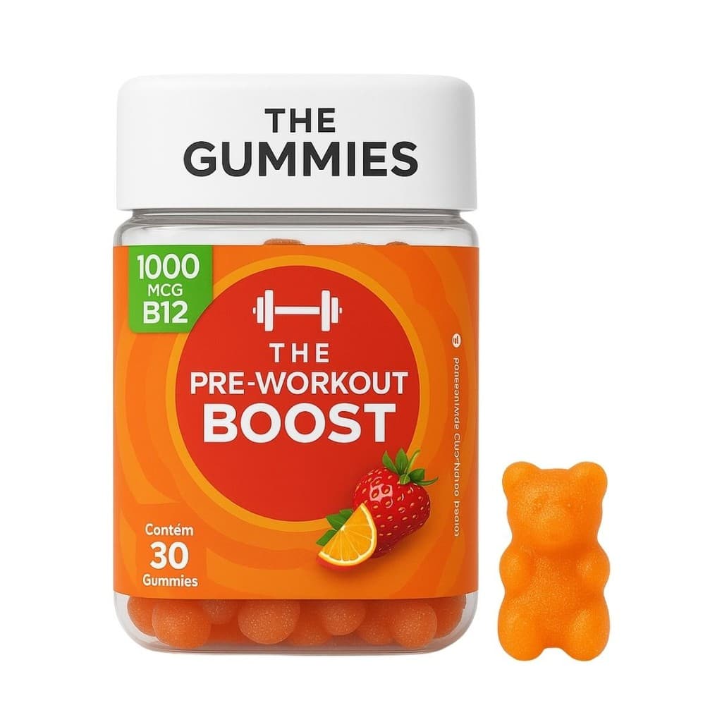 Pré-Treino The Gummies Boost 1000mcg B12 30 Gomas