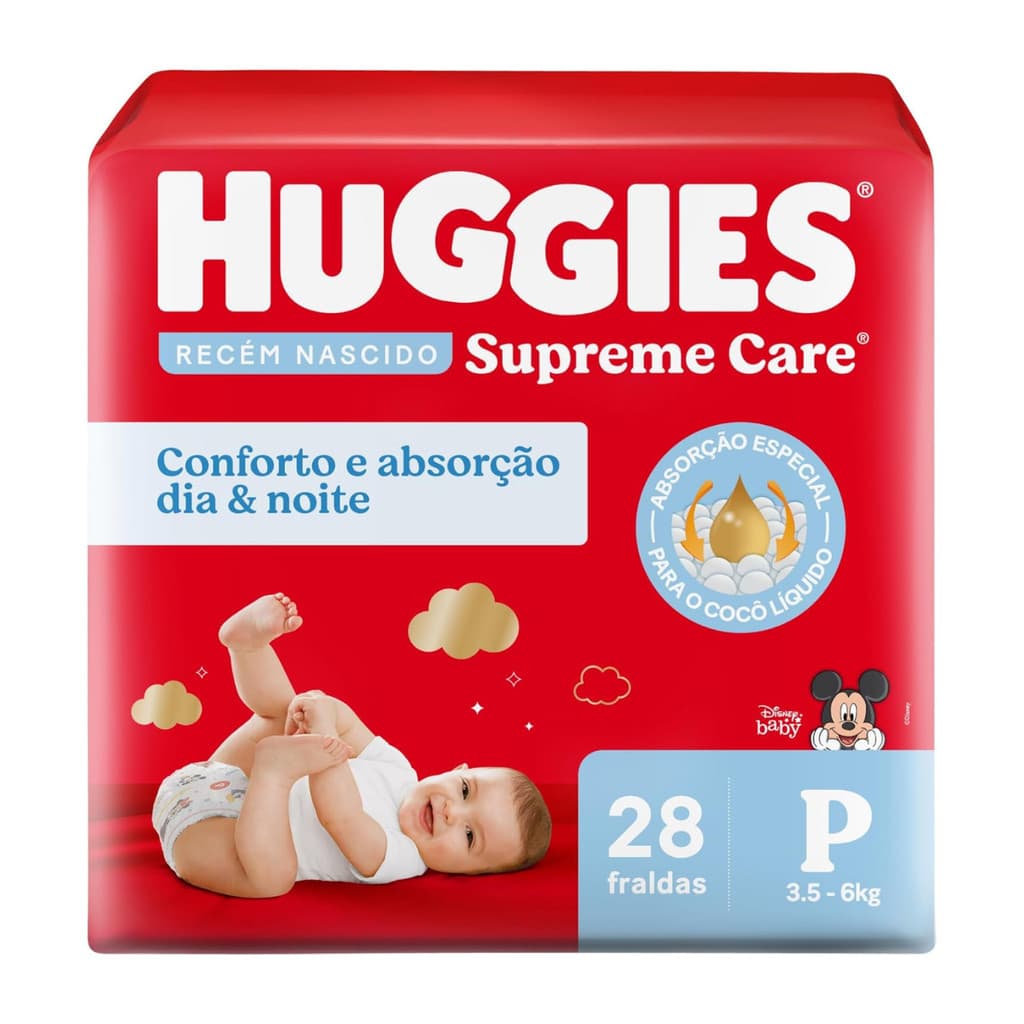 Fralda Huggies Supreme Care P - 28 fraldas