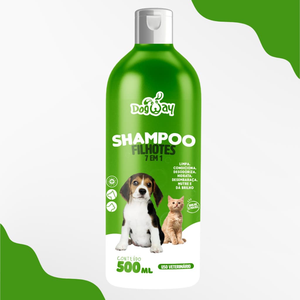 Shampoo Para Filhotes Perfumado Para Cães e Gatos - Banho e Tosa Pet Shop