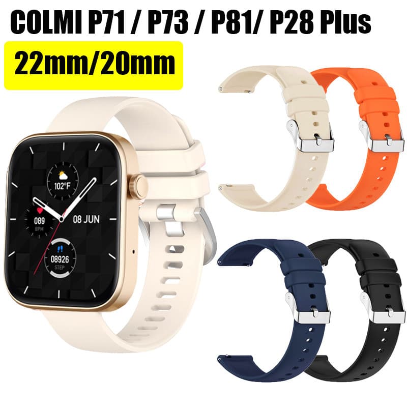 Para COLMI P28 20 Plus P71 C81 P73 P81 P76 Cinta Smartwatch Relógio Inteligente Feminino Masculino Relógios Ao Ar Livre 