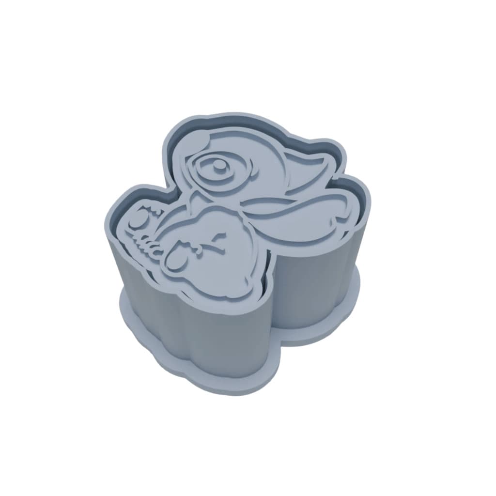 Ejetor Modelador Para Doces lilo e stitch Brigadeiros Docinhos Massa Biscuit Biscoito Resistente Massinha Modelar Pasta 