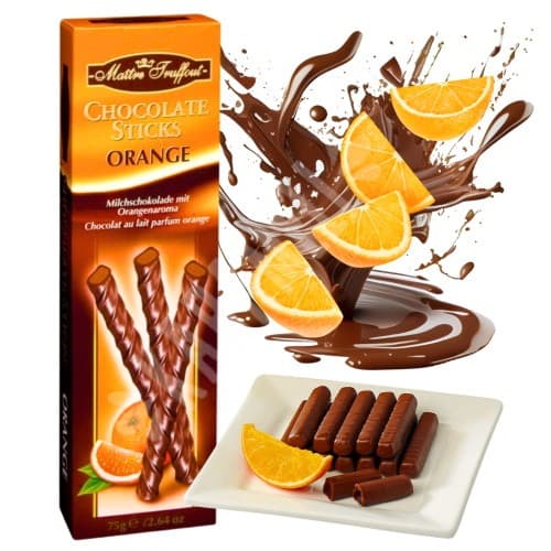 Chocolate Sticks Orange - Maitre Truffout - Importado Áustria