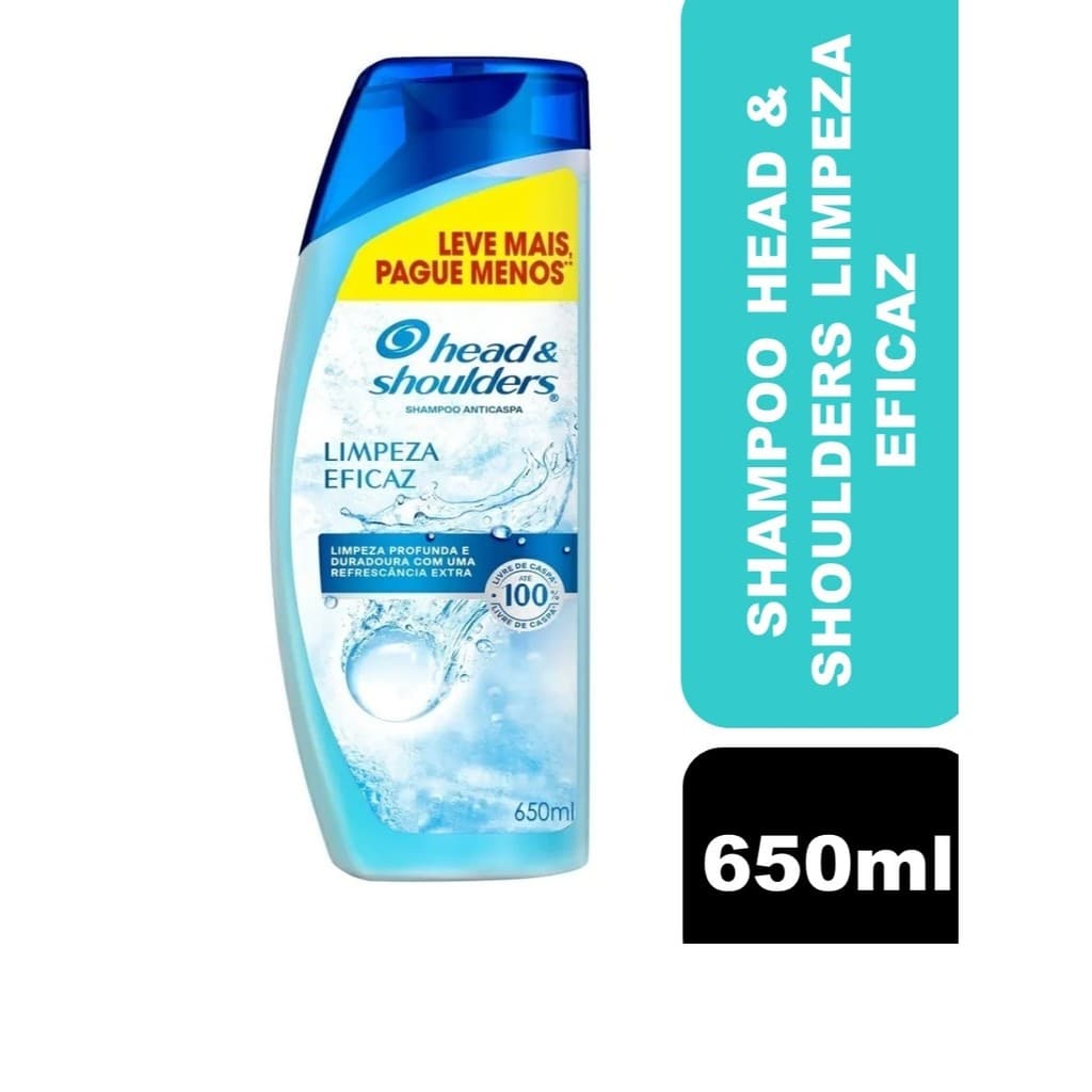 Shampoo Anticaspa Head & Shoulders Limpeza Eficaz 650ml