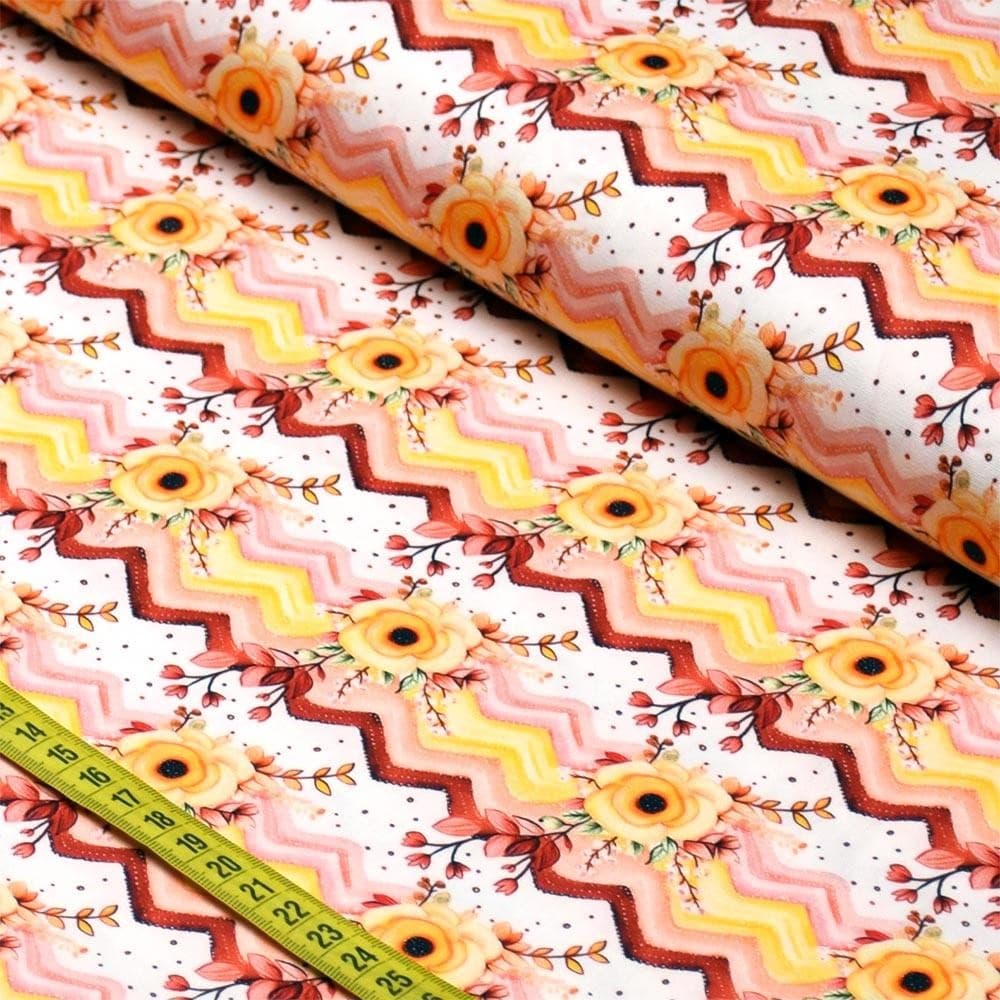 Tecido Estampado Para Patchwork - Melissa : Chevron (0,50x1,50)
