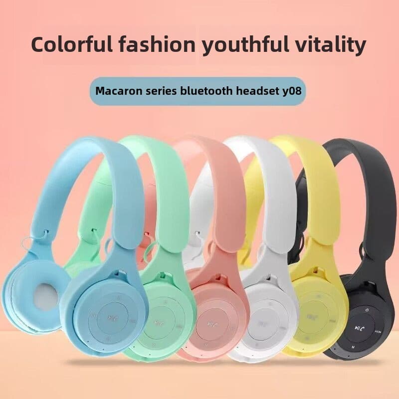 Fone de ouvido Macaron fone de ouvido dopamina menina Wear adequado para Apple Android Universal Bluetooth fone de ouvid