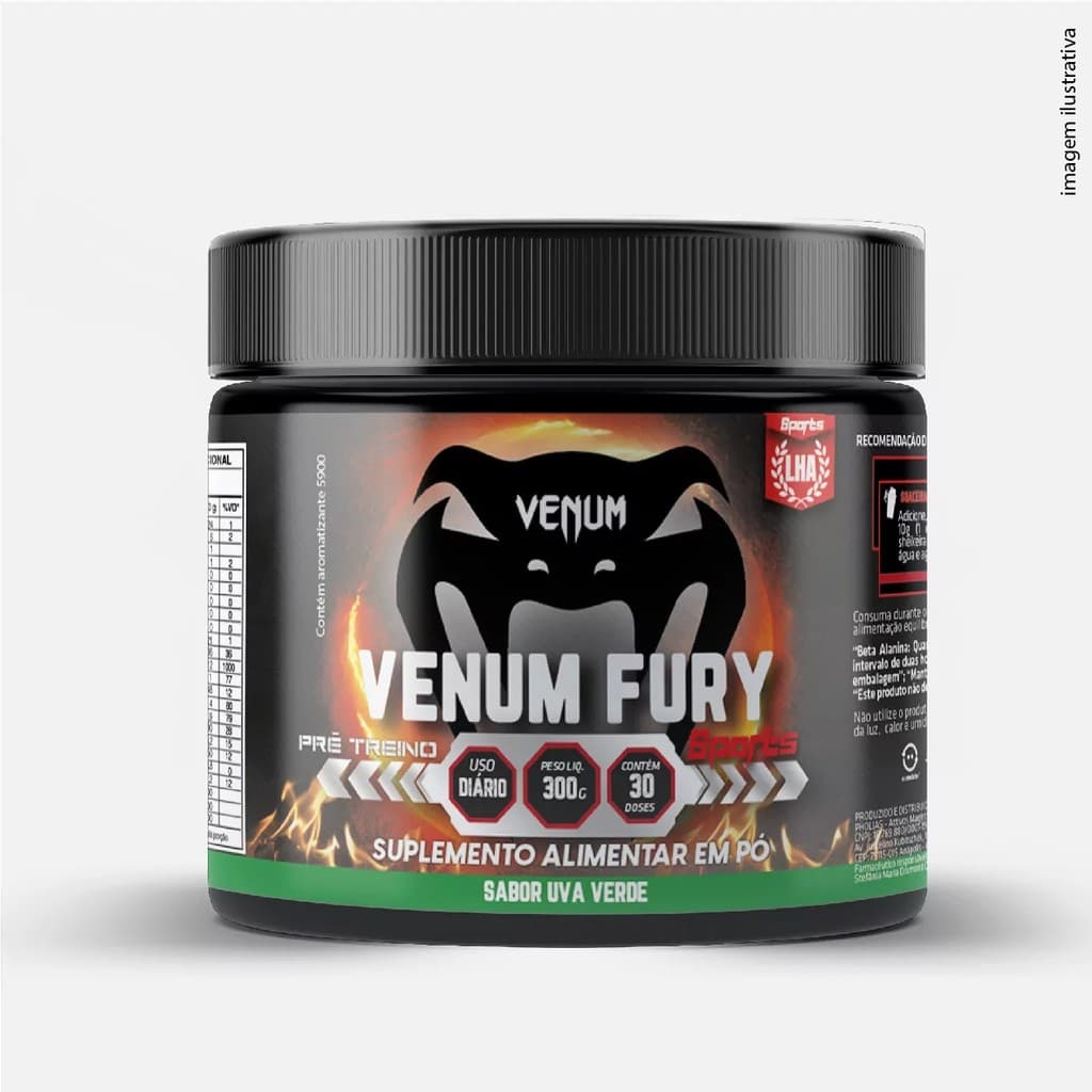 Pré Treino Venum Fury (300g)