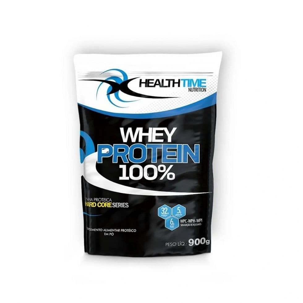 Whey Protein 100% Refil 900g Chocolate Branco Health Time Nutrition