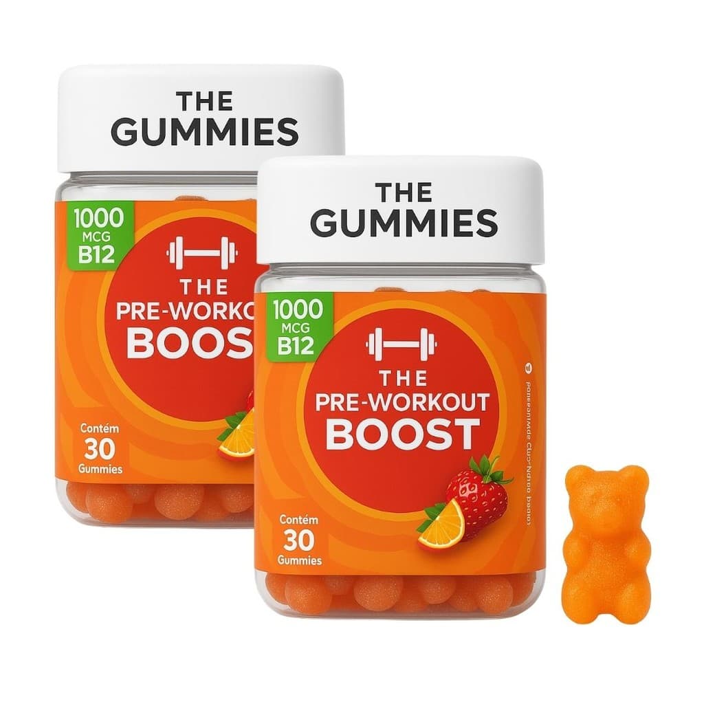 Pré-treino The Gummies Boost 1000mcg B12 60 Gomas