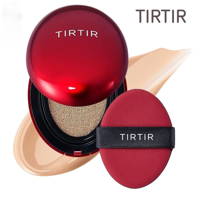 Máscara TIRTIR Fit Red Air Cushion Base Líquida Corretivo Hidratante Dura Para Maquiagem De Longa Duração Ocultação De P