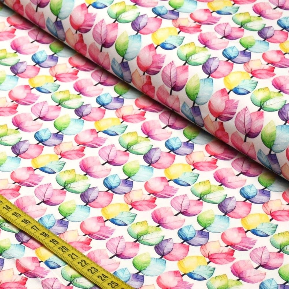 Tecido Estampado Para Patchwork - Magic : Folha 1 (0,50x1,50)