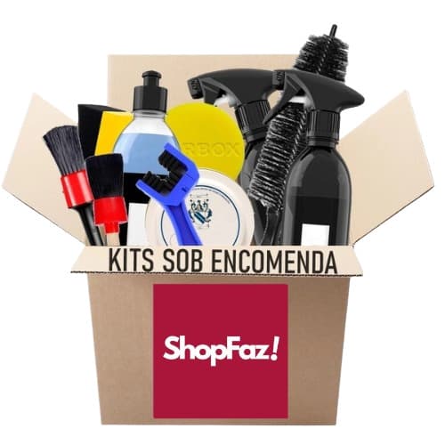 Kit Vonixx para lavagem de moto Blend spray Vexus Delet Foxy Restaurax Moto-V V-Floc Pneu pretinho Acessórios karbox 