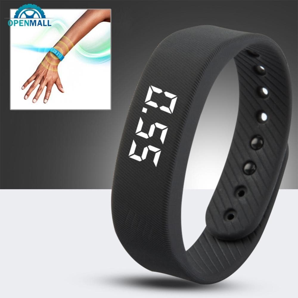 OPENMALL Pulseira Inteligente LED Digital À Prova D'água Relógio Smartband Com Correndo Pedômetro Monitor Banda Lembrete