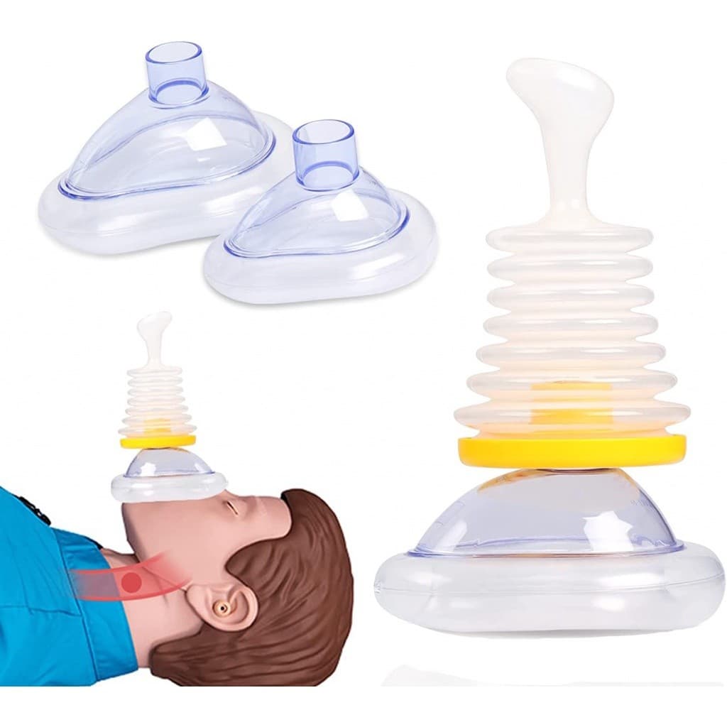 Dispositivo De Salvamento De Estrangulamento Home CPR Kit De Primeiros Socorros Para Adultos E Crianças Portátil