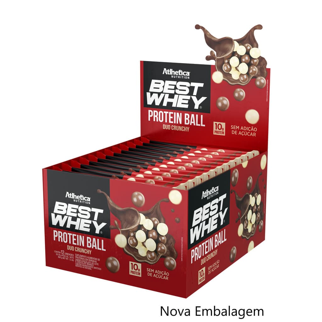 Best Whey Protein Ball Duo (12 sachês DPL 50g ) Atlhetica Nutrition