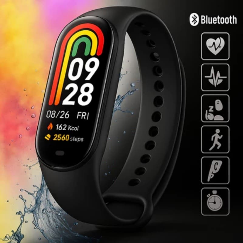 M8/M9 Relógio Inteligente Smartband  Mede Pressão Batimentos Sono Smartwatch Bluetooth Lançamento PROMO