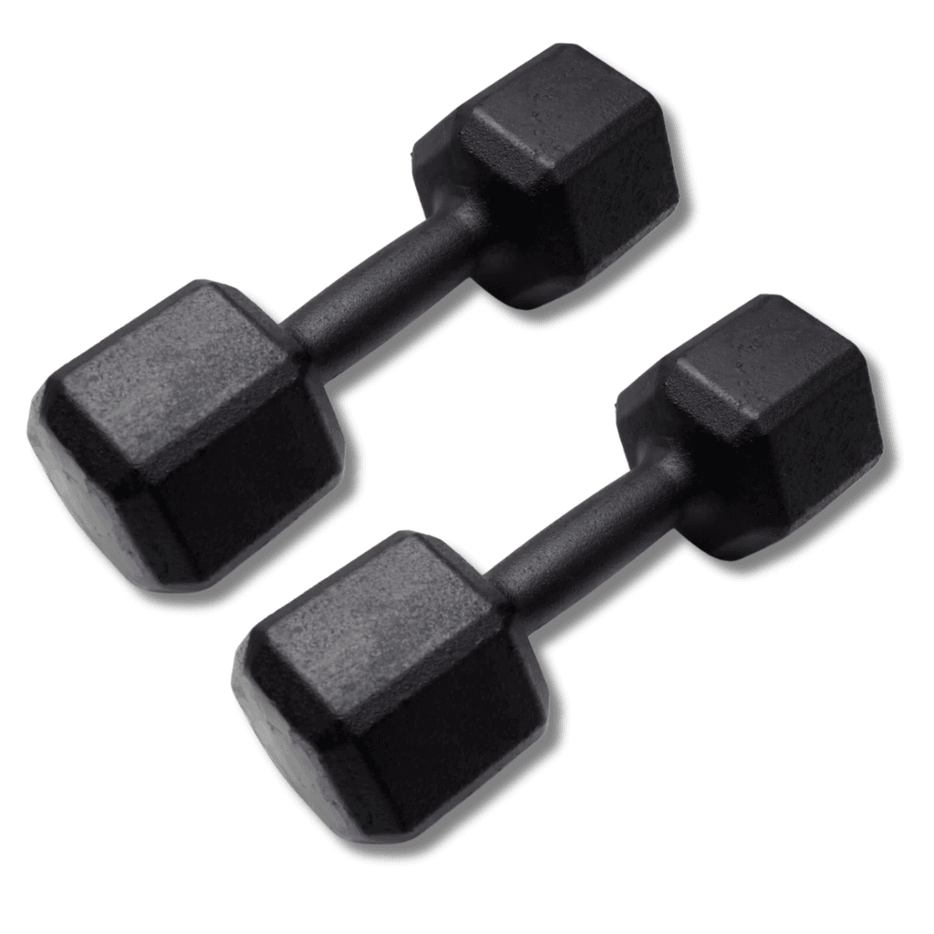 Par de Halter Sextavado Pintado 3 kg Treino em Casa Musculação Academia  Funcional Peso(2 UNIDADE)