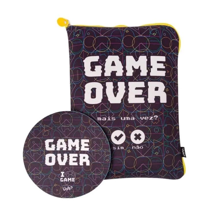Capa de Notebook c/ Mouse Pad Gamer Geek UATT?