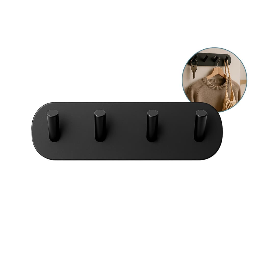 Gancho Parede adesivo suporte Multiuso pendurar casa cozinha 10Kg 20cm sem furos