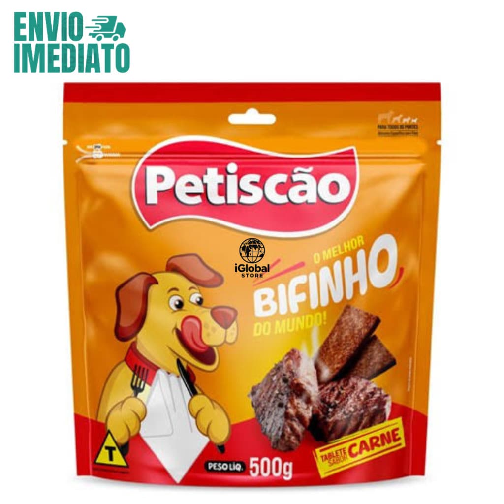 Petiscão Bifinho Carne 500g - Ideal para Recompensas