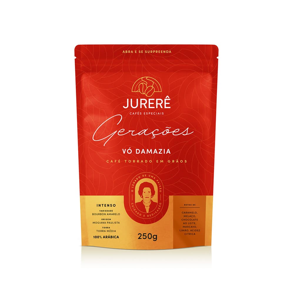 Café Especial Gourmet Torrado em grãos com NOTAS CARAMELO, MELAÇO CHOCOLATE BOURBON AMARELO TORRA MÉDIA 250G