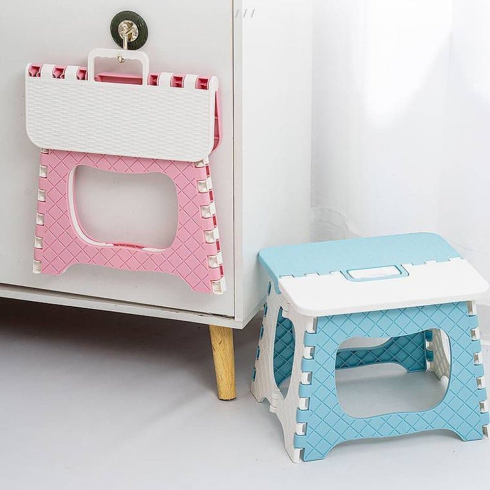 Mini Banqueta Dobrável Infantil Sortida Brincadeira Criança menino menina