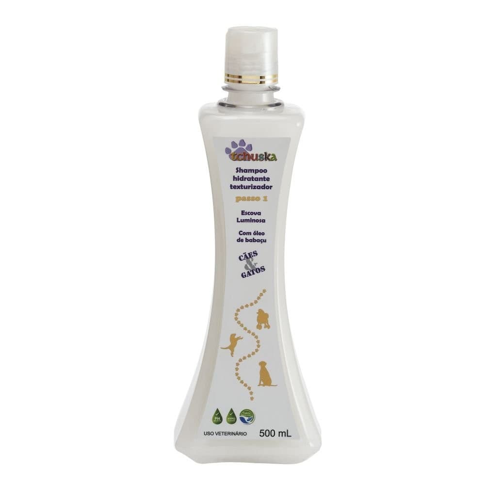 Shampoo Hidratante Texturizador Pet Tchuska 500ml  (para cães e gatos)
