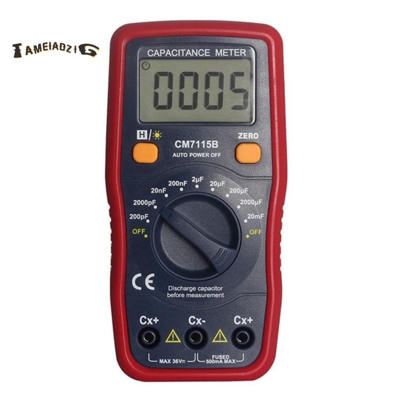 🔥CM7115B Medidor De Capacitância Multímetro Digital Ferramenta De Medição De Display LCD , Atualização CM-7115A