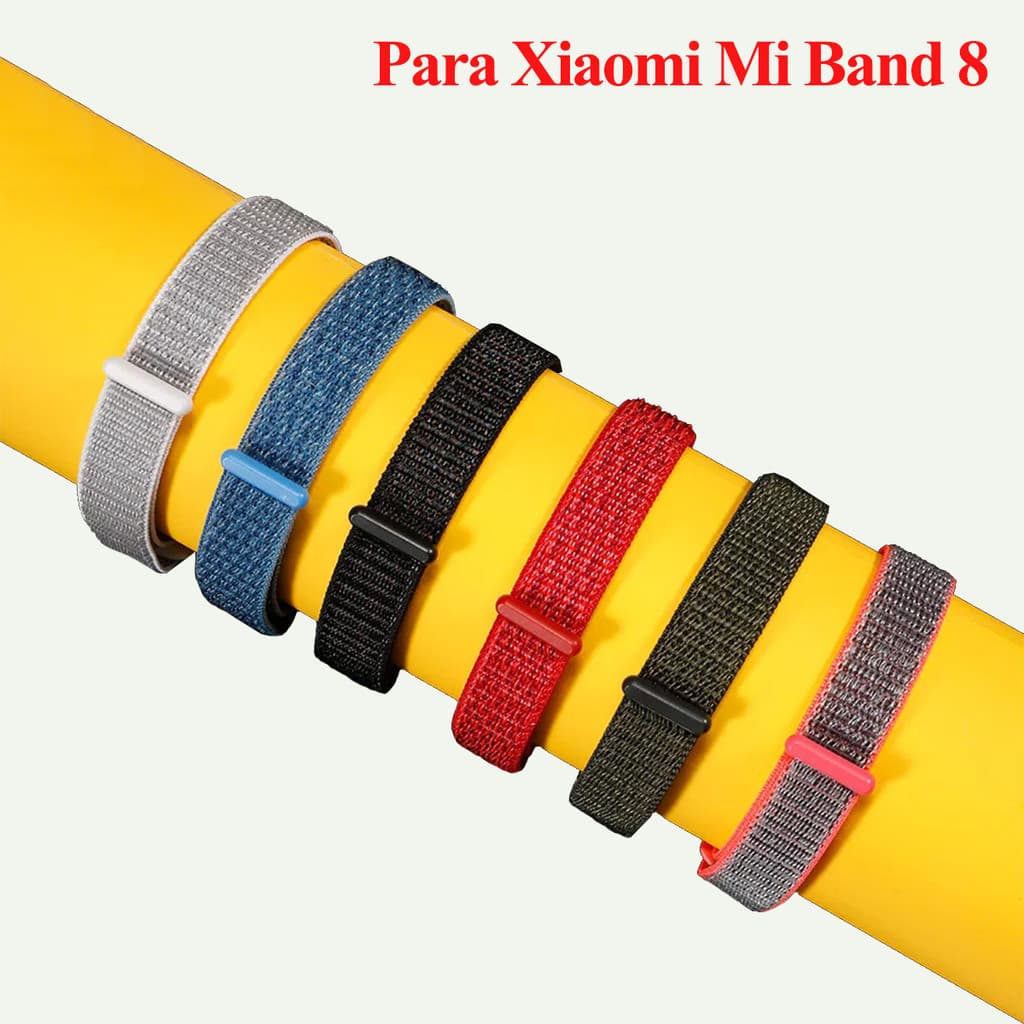 Pulseira de Nylon para Xiaomi Mi Band 11 10 8 9 smartwatch de pulso Bracelete para pulseira NFC Miband 11 10 8 9