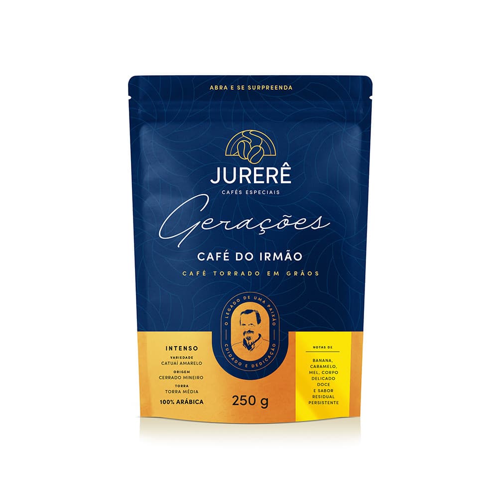 Café Especial Gourmet Torrado em grãos com NOTAS BANANA CARAMELO e MEL  TORRA MÉDIA 250G