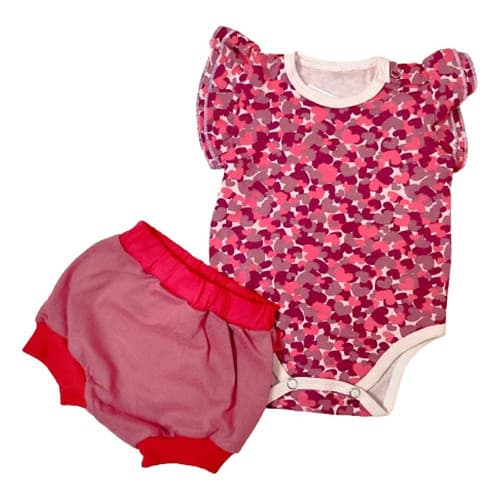 Conjunto De Bebê Menina 1 A 4 Meses Roupa De Bebe Menina