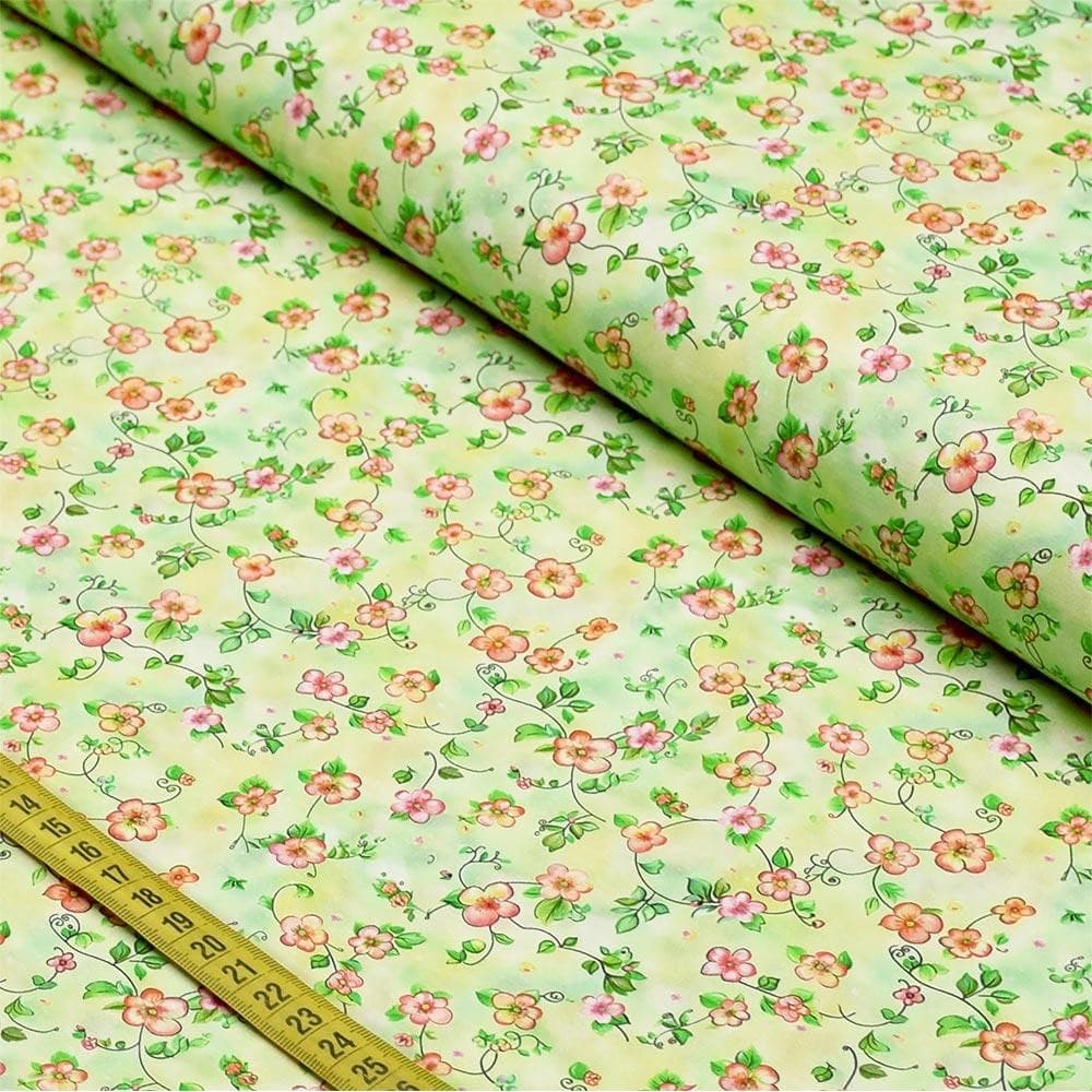 Tecido Estampado Para Patchwork - Tartar : Florzinhas (0,50x1,50)