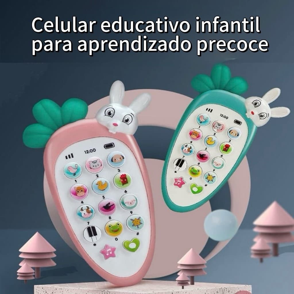 Brinquedos Bebê Telefone Móvel Celular Com Som E Luz Brinquedos Educativos Para Bebê Cor Aleatório