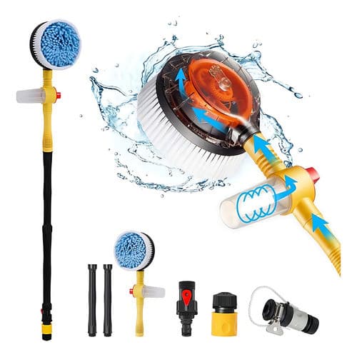 Kit De Limpeza De Carro Esfregão De Carro Giratório De 360
