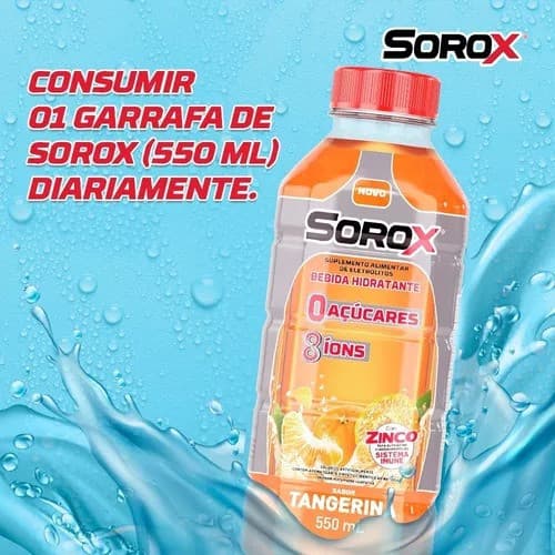 Sorox 550ml Tangerina ZERO AÇUCAR