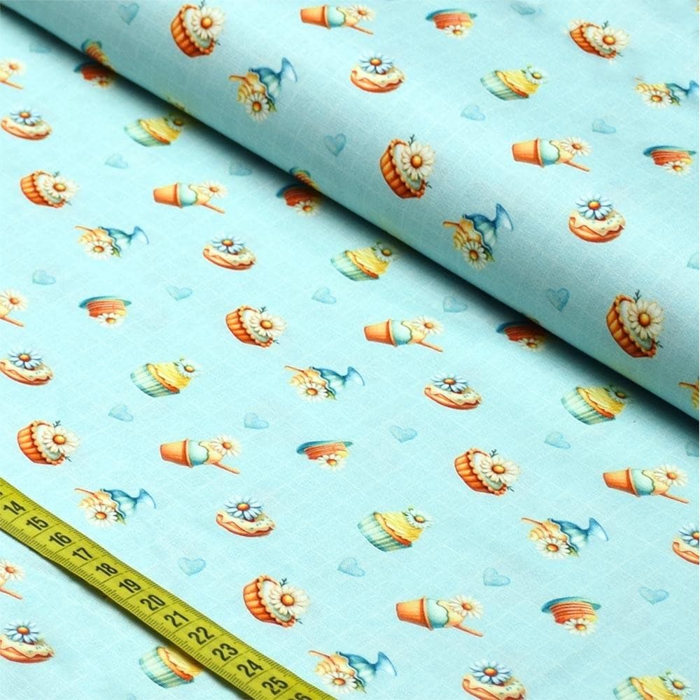 Tecido Estampado Para Patchwork - Sweeties 2 (0,50x1,50)