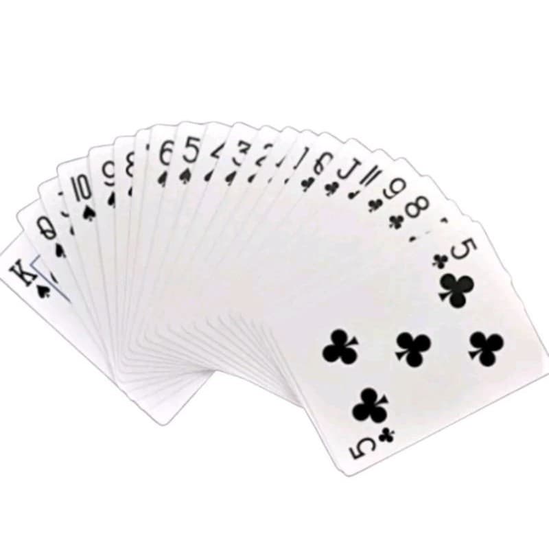 KIT 5 UNIDADE BARALHO TOTAL 270 CARTAS DE PAPEL PARA JOGAR COM FAMILIA , AMIGOS DIVERSÃO