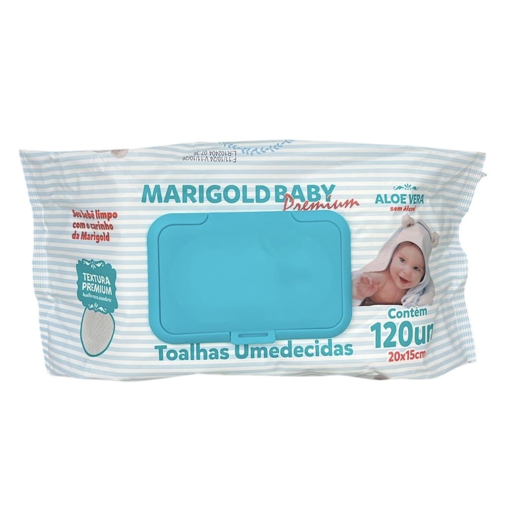 TOALHAS UMEDECIDAS C/120 MARIGOLD BABY