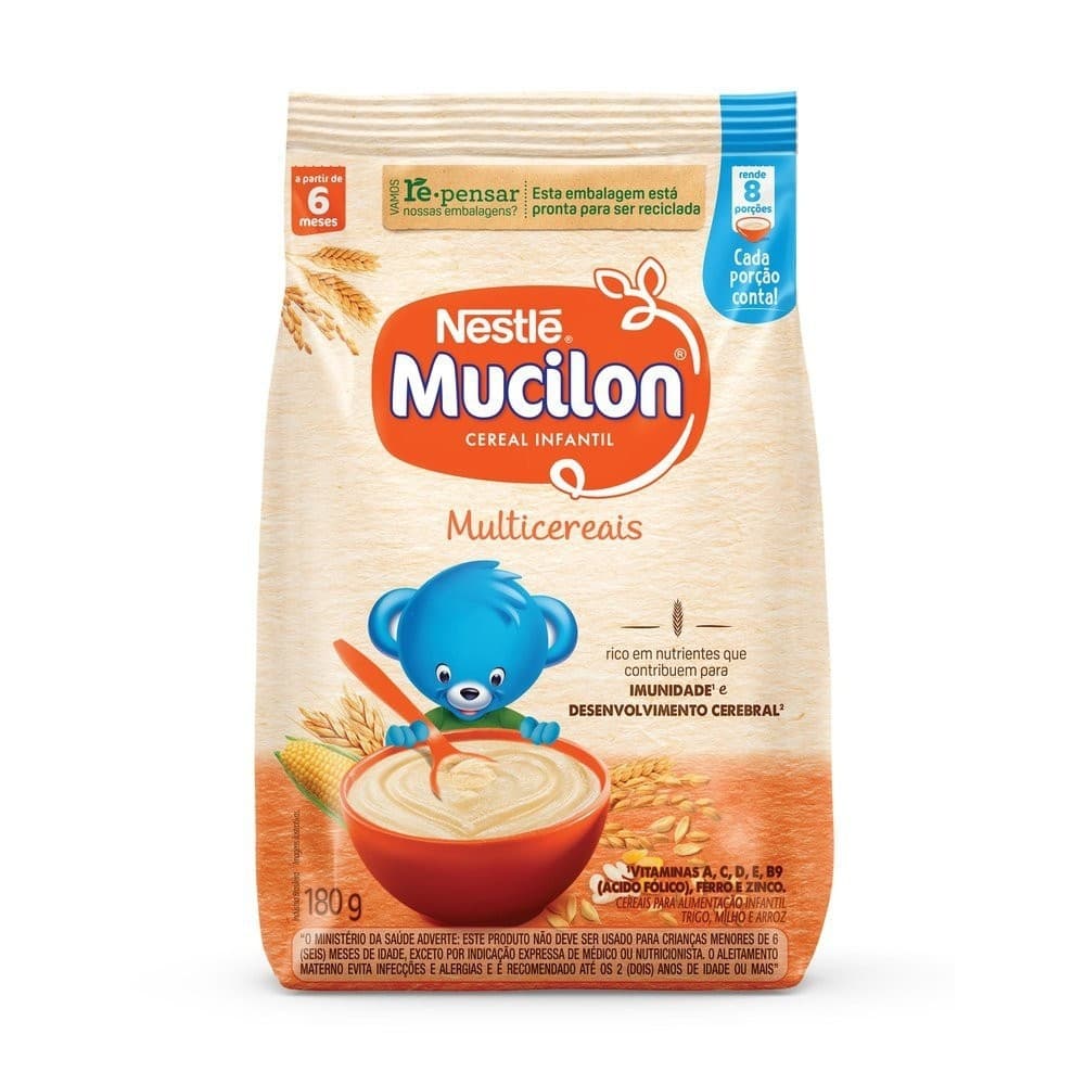 Cereal Infantil Mucilon Multicereais 180G