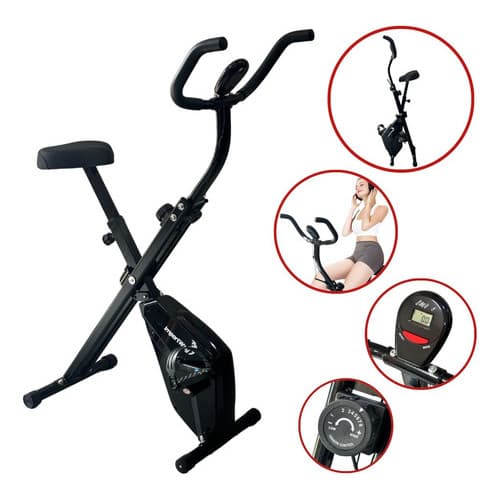 Bicicleta Ergométrica Dobrável Flywheel 2kg Academia
