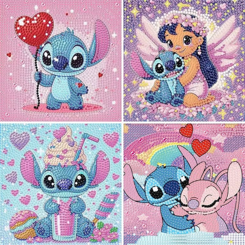 Ponto Infantil Pintura Diamante 5D Arte Animal Mini Conjunto DIY Bonito Dos Desenhos Animados Grande Gem De Cristal