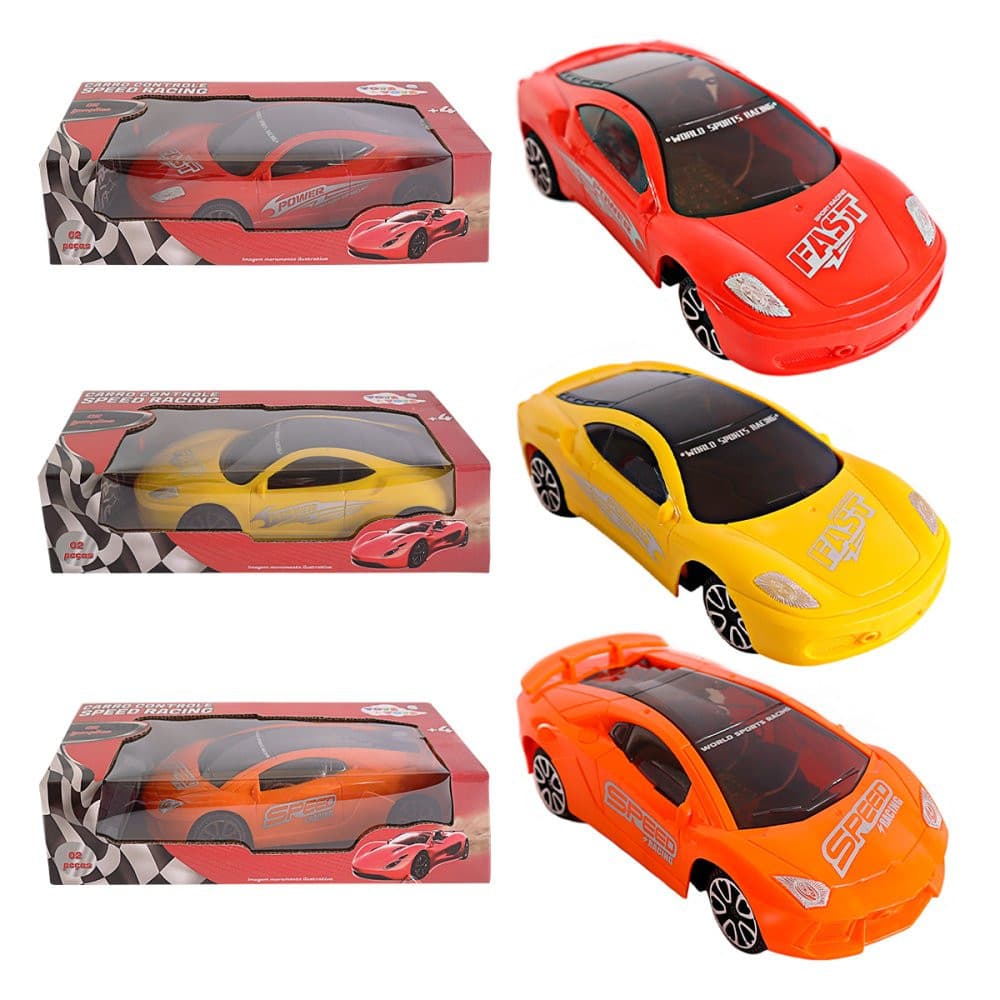 Carrinho Controle Remoto Speed Racing Brinquedo Diversão Segurança Crianças Cores Sortidas