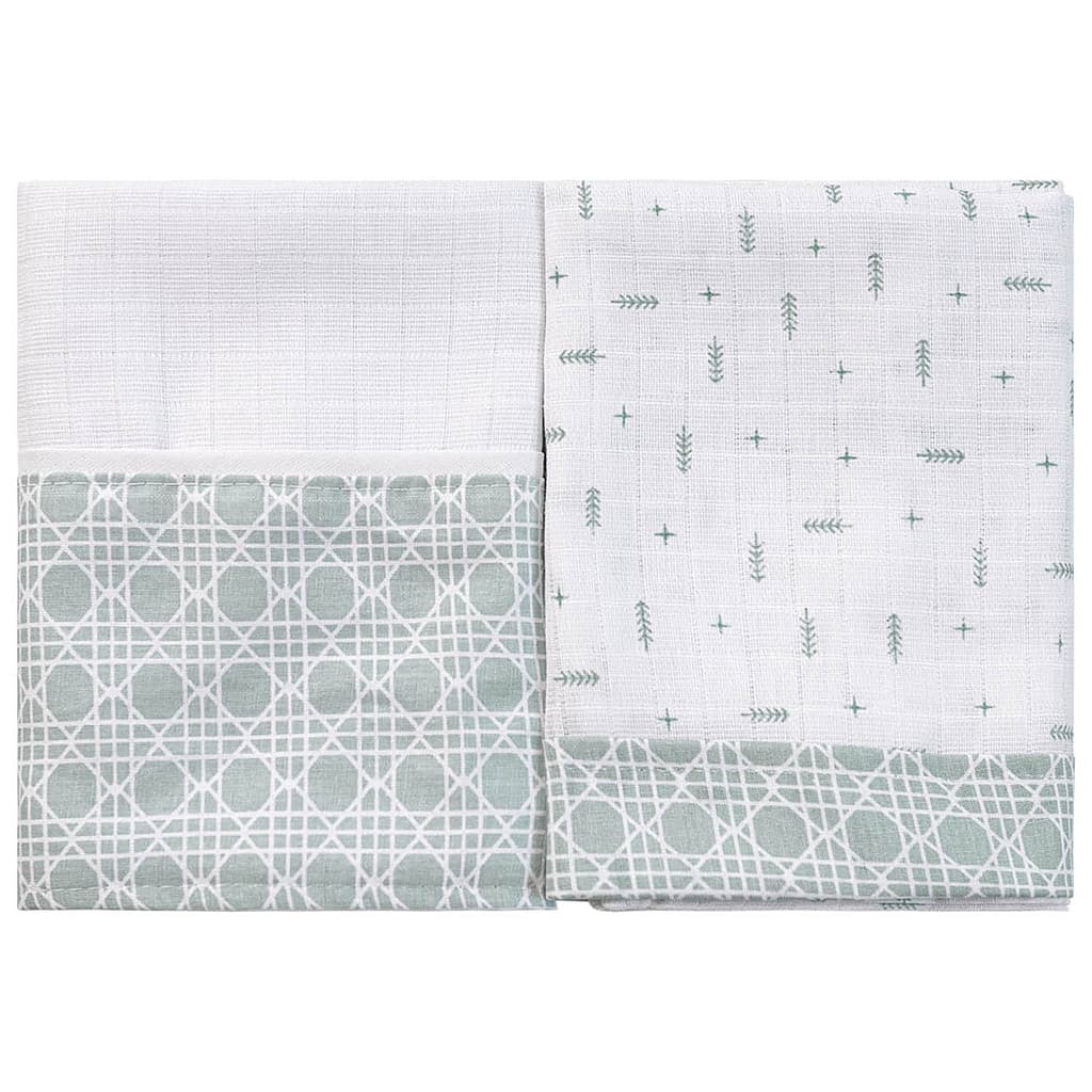 Fralda para Bebê Quadriculada 02 Unidades Baby Joy Clássicos