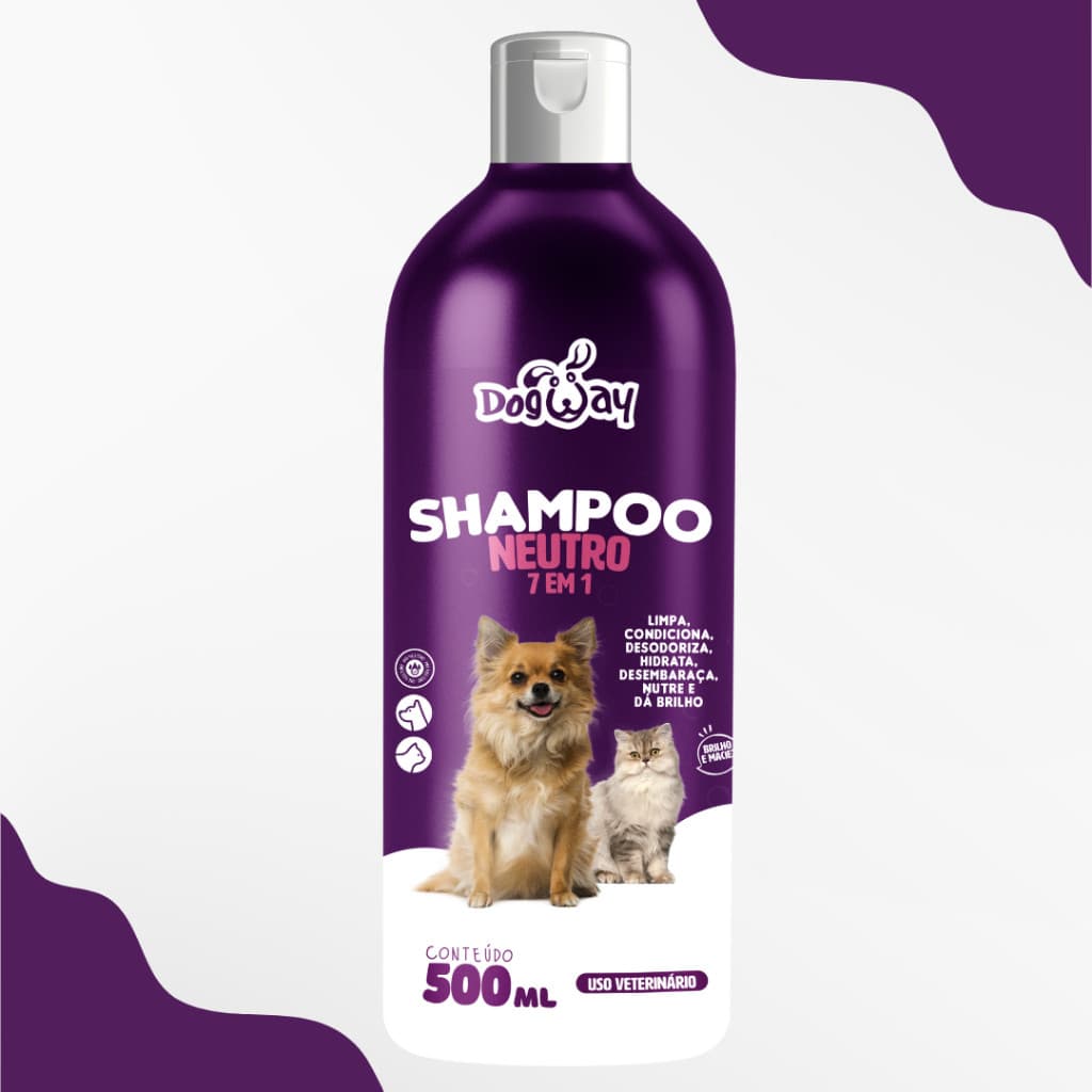 Shampoo Neutro Perfumado Para Cães e Gatos - Banho e Tosa Pet Shop