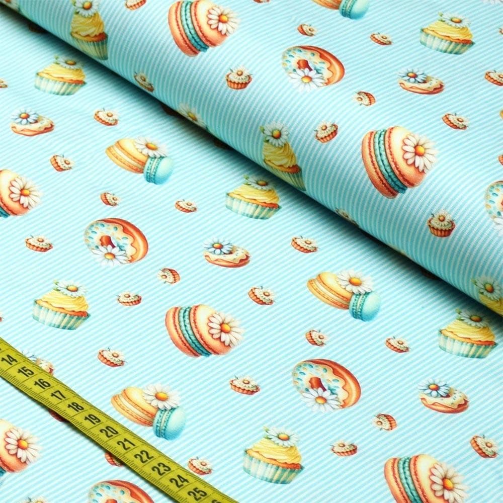 Tecido Estampado Para Patchwork - Sweeties 3 (0,50x1,50)