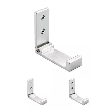 KIT 3 Porta Toalha Toalheiro Dobrável Banheiro Quarto Lavanderia Escritório Loja - CH54