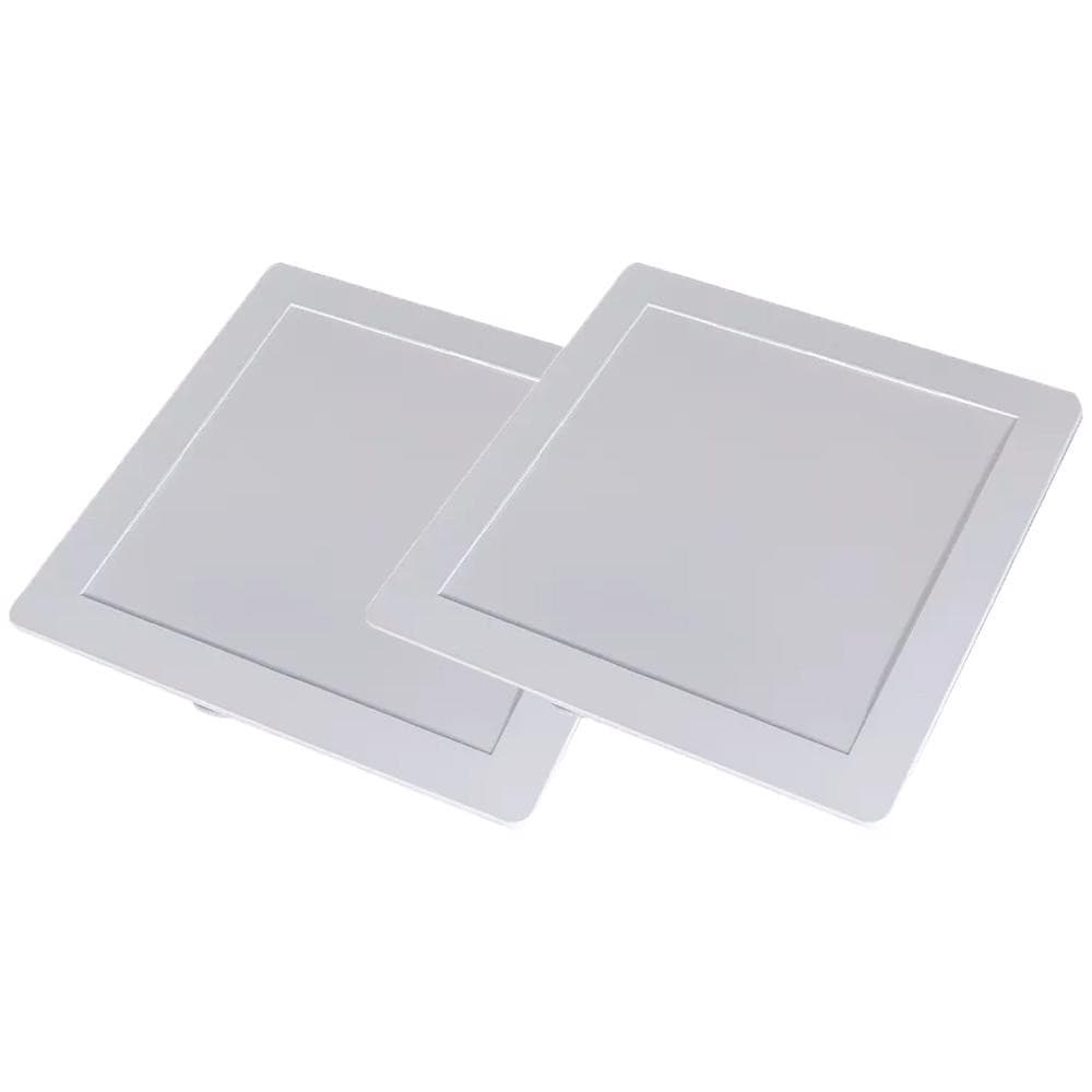 Kit 2 Luminária Plafon LED Quadrado Embutir 18W 3000K (520,0045) - Noll Led