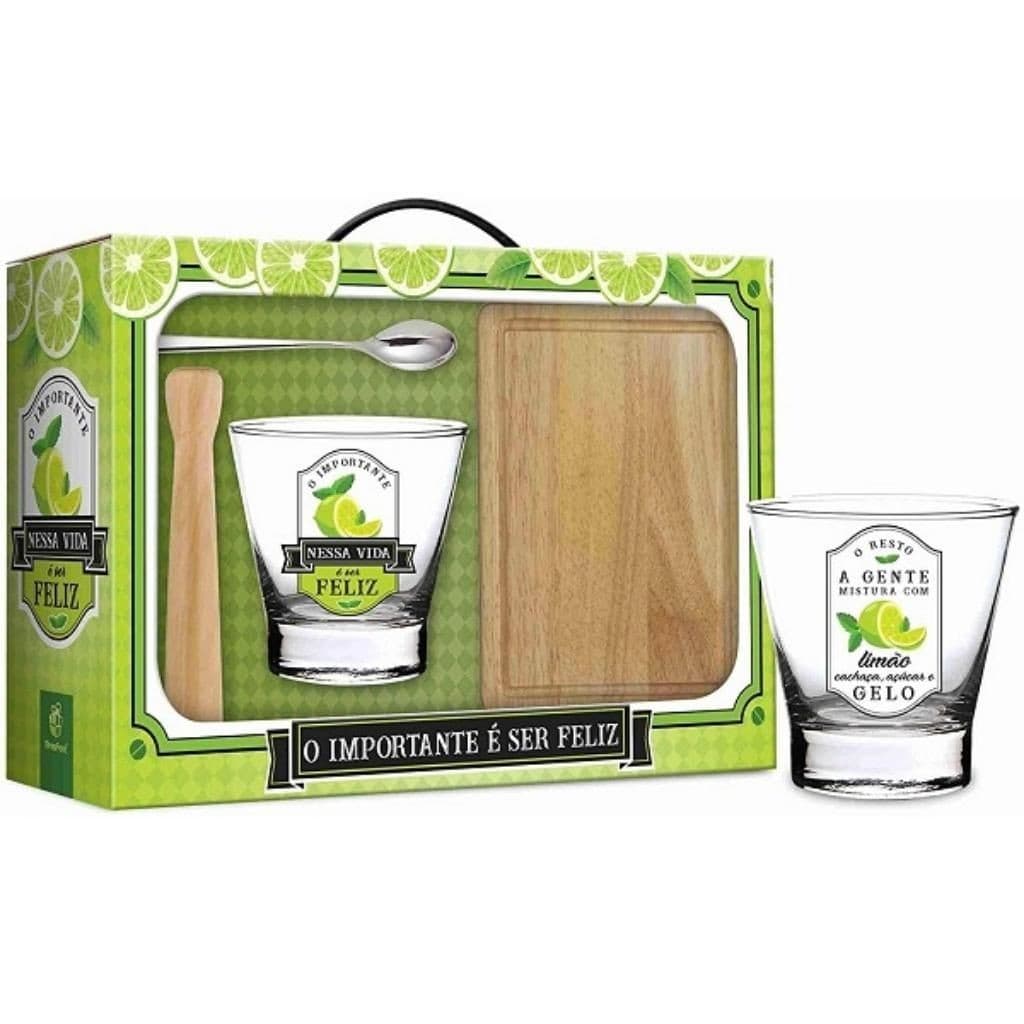 Copo Caipirinha Grande - O Importante E Ser Feliz 2927