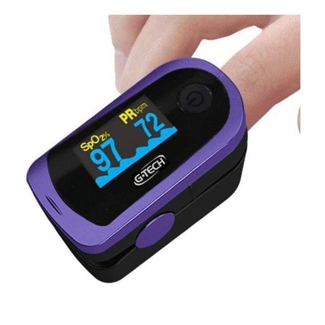 Oxímetro Digital de Pulso Portátil de Dedo G-Tech Oled Graph