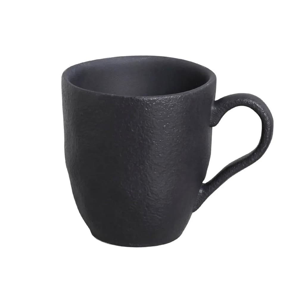 Caneca Cerâmica Stoneware Orgânico Preto Matte 273ml - 1 un.
